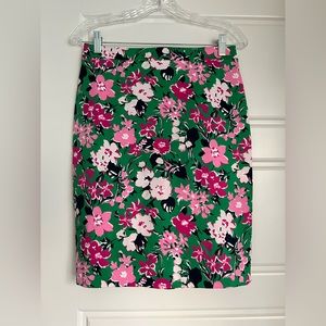 NWT! J.Crew Floral Pencil Skirt!